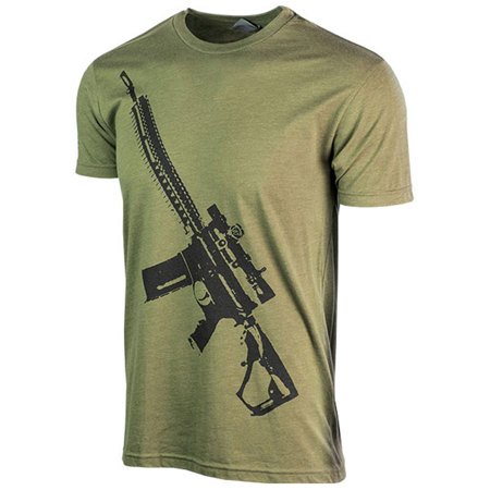 Nightforce Optics AR Themed T-Shirt, Large, Green
