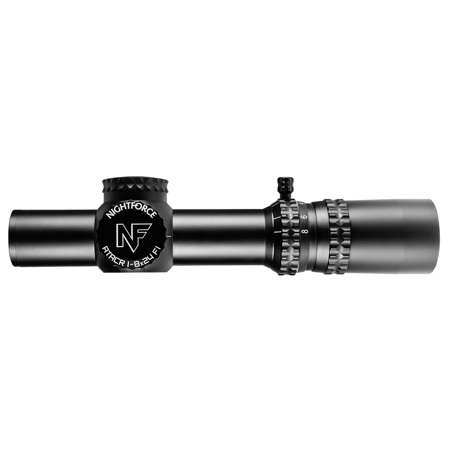 Nightforce Optics 1-8x24 ATACR F1 Riflescope, FFP FC-DM Reticle, 34mm Tube