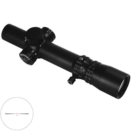Nightforce Optics NXS 1-4x24 Riflescope, ZeroStop, FC-2 Reticle