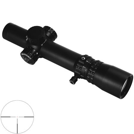 Nightforce Optics 1-4x24 NXS Riflescope, Illum IHR Reticle, 30mm Tube