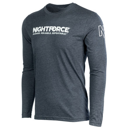 Nightforce Optics SHV Men's Long Sleeve Shirt, 2X-Large, Gray