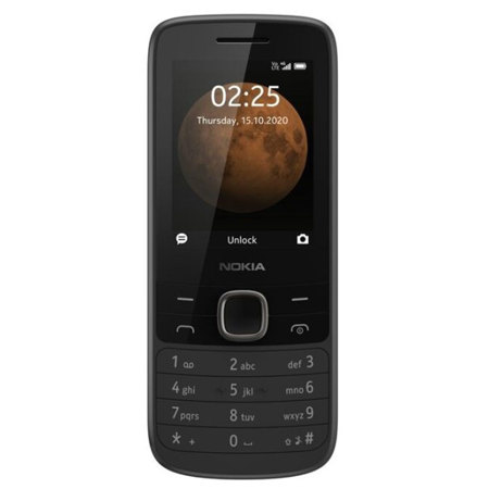 Nokia 225 4G TA-1282 2.4" QVGA 64MB GSM Phone, Unlocked, Black