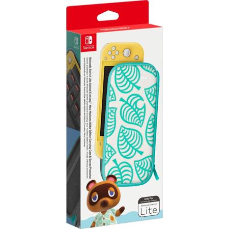 Nintendo Switch Lite Yellow w/ Animal Crossing Carrying Case