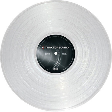 Native Instruments Traktor Scratch Pro Control Vinyl Mark 2, Clear