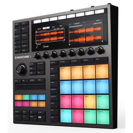 DTM・DAW Native Instruments MASCHINE+ Maschine+: Standalone drum machine & sampler for beatmakers
