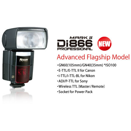 Nissin Di866 Digital Flash for Sony Digital SLR Cameras