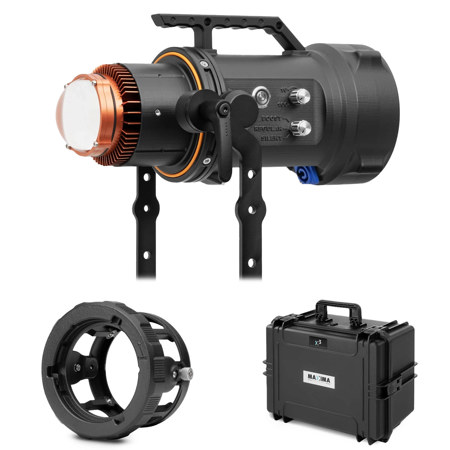 Nila Maxima 6 GaN 700W Daylight LED Light with Bowens Adapter and Case