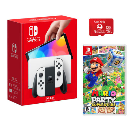 Nintendo Switch 64GB OLED Model Bundle, Nintendo Switch Console