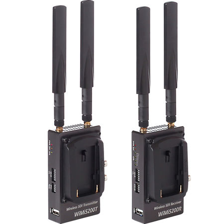 Nimbus WiMi5200 Wireless HD/3G-SDI HDMI System with Zero Latency (30ms), Live Streaming by H.264 Encoder/Decoder