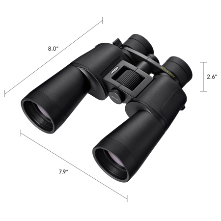 Nikon Action Zoom 10-22x50 Porro Prism Binoculars with 3.9 Degree