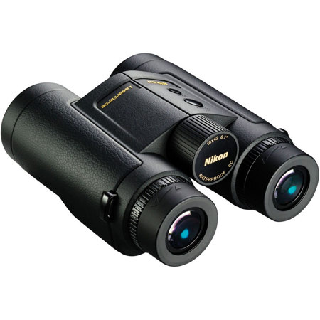 Nikon 10x42 LaserForce Range-Finder Roof Prism Binocular with 6.1