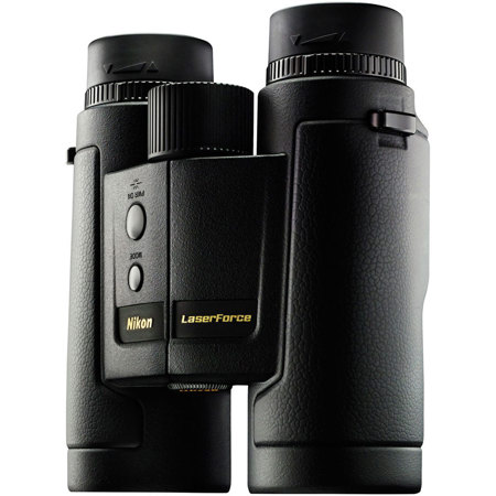 Nikon 10x42 LaserForce Range-Finder Roof Prism Binocular with 6.1
