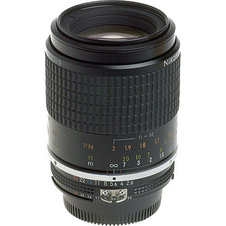 Nikon 105mm f/2.8 Micro-NIKKOR AIS Manual Focus Telephoto Lens - Grey Market