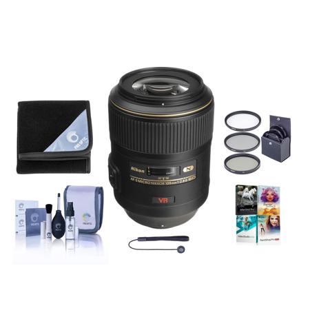 Nikon 105mm ED-IF AF-S VR Micro NIKKOR Lens, USA w