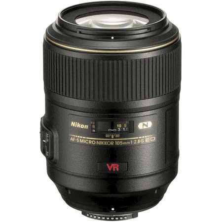 Nikon 105mm f/2.8G ED-IF AF-S VR Micro NIKKOR Lens - Refurbished by Nikon USA