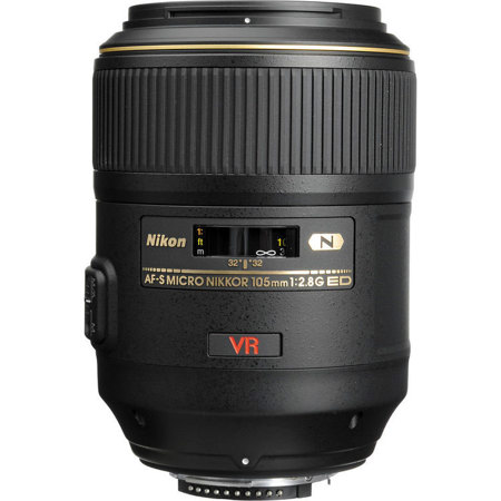 Nikon 105mm f/2.8G ED-IF AF-S VR Micro NIKKOR Lens