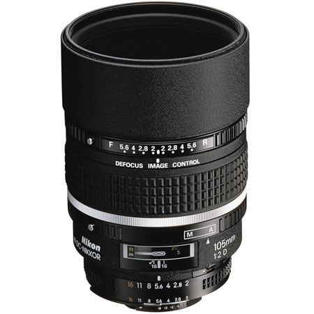 Nikon 105mm f/2 AF-D DC NIKKOR Telephoto Lens - Gray Market