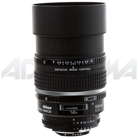 Nikon 105mm f/2 AF-D DC NIKKOR Telephoto Lens - Refurbished by Nikon USA