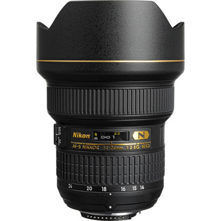 Nikon 14-24mm f/2.8G ED-IF AF-S Zoom NIKKOR Lens F/DSLR Cameras - Gray Market