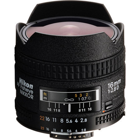 Nikon 16mm f/2.8D ED AF NIKKOR Lens - Gray Market