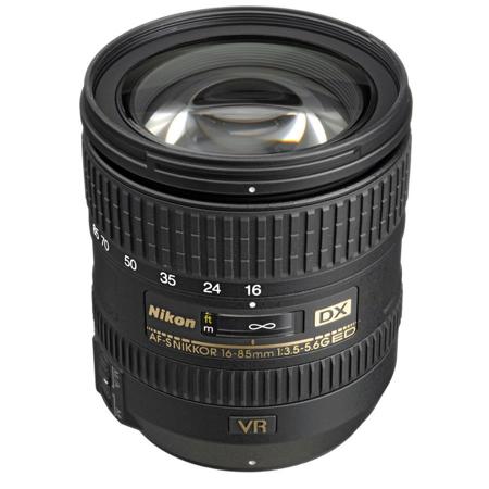 Nikon 16-85mm f/3.5-5.6G AF-S DX NIKKOR ED (VR) Zoom Lens - USA Warranty