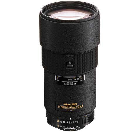 Nikon 180mm f/2.8D ED-IF AF Lens - USA Warranty w/Filter & Cleaning Bundle