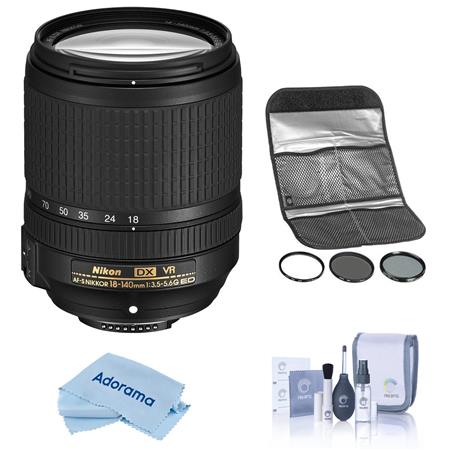 Nikon 18-140mm f/3.5-5.6G ED AF-S DX NIKKOR VR Lens with Hoya 77mm Filter  Kit
