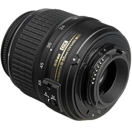Nikon AF-S DX Zoom-Nikkor 18-55mm F/3.5-5.6G ED II Objektiv – Generalüberholt, Schwarz, Für Nikon DSLR