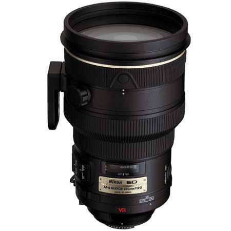 Nikon 200mm f/2G IF-ED AF-S NIKKOR VR Telephoto Lens - Gray Market