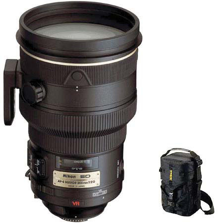 Nikon 200mm f/2G IF-ED AF-S NIKKOR VR Telephoto Lens - Refurbished by Nikon USA