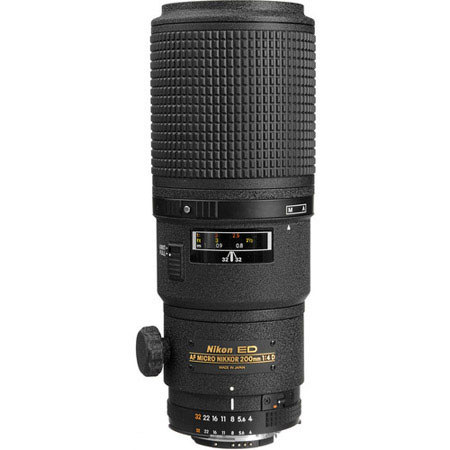 Nikon 200mm f/4D ED-IF AF Micro Nikkor Lens - Gray Market