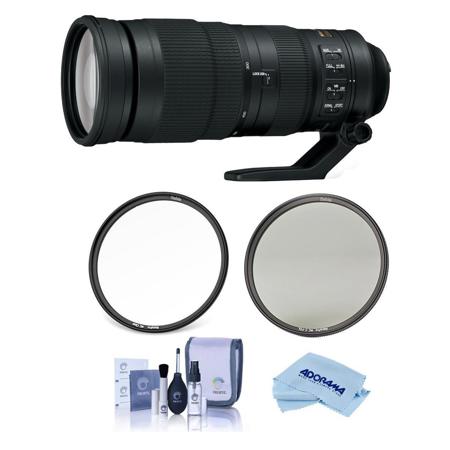 Nikon 200-500mm f/5.6E ED AF-S NIKKOR VR Lens w/Haida 95mm CPL+ 