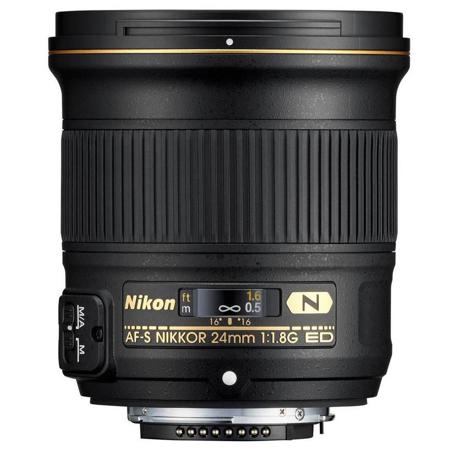 Nikon 24mm f/1.8G AF-S ED NIKKOR Lens - Refurbished by Nikon U.S.A