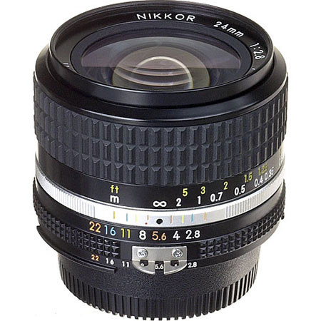 Nikon 24mm f/2.8 AIS Manual Focus Lens - Refurbished by Nikon U.S.A.