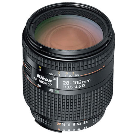 Disc. 28-105mm f/3.5-4.5D AF Wide Angle- Telephoto NIKKOR Zoom Lens - with 5 Year U.S.A. Warranty