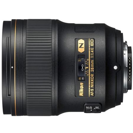 Nikon 28mm f/1.4E AF-S NIKKOR Lens - Reurbished by Nikon