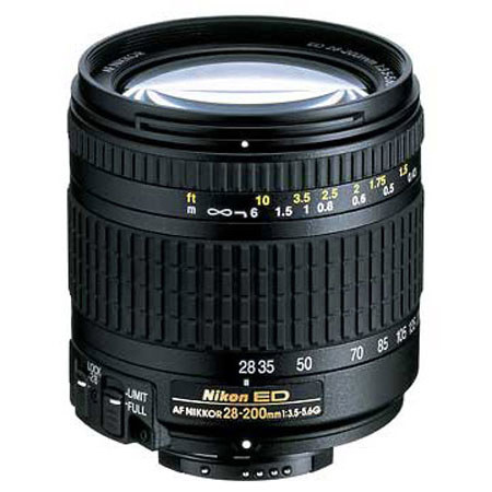 ikon 28-200mm f/3.5-5.6 G ED-IF Lens - Refurbished by Nikon USA
