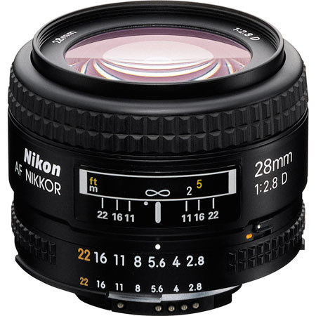 Nikon 28mm f/2.8D AF NIKKOR Lens - Gray Market