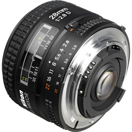 Nikon 28mm f/2.8D AF NIKKOR Lens - Nikon USA Warranty
