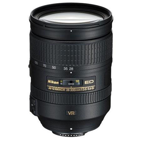 Nikon 28-300mm f/3.5-5.6G ED-IF AF-S NIKKOR VR Lens w/FREE Filter Kit, Ext Warr.