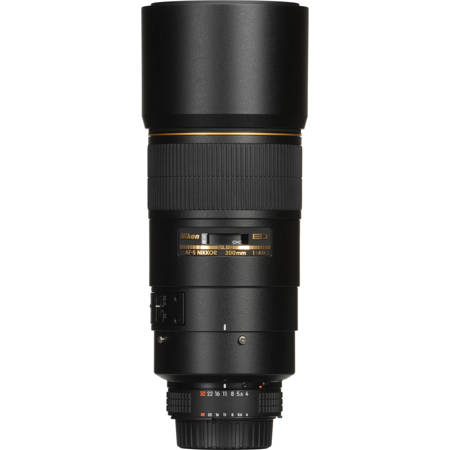 Nikon 300mm f/4 ED-IF AF-S NIKKOR Lens w/Hood, Tripod Mount, Nikon