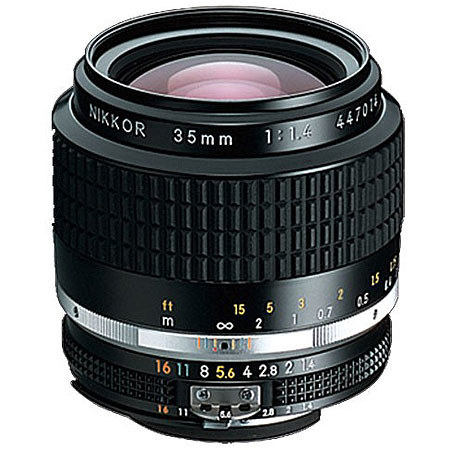 Nikon 35mm f/1.4 Nikkor Ai Wide Angle Manual Focus Lens