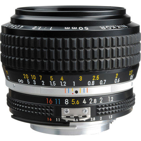Nikon 50mm f/1.2 NIKKOR Ai-S MF Lens - Gray Market w/Filter/Cleaning Bundle