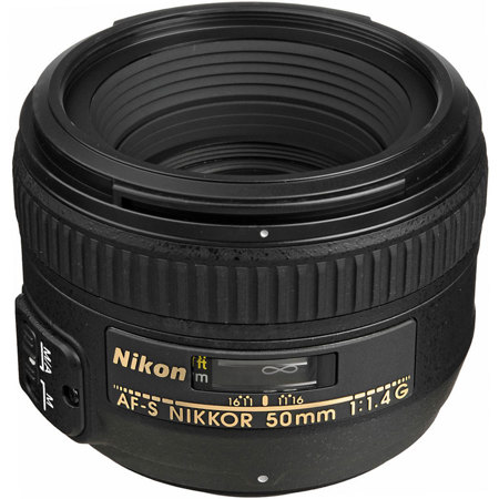 Nikon 50mm f/1.4G AF-S NIKKOR Lens 2180 - Adorama