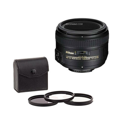 Nikon 50mm f/1.4G AF-S NIKKOR Lens - USA - w/Filter Kit, Extended Warranty