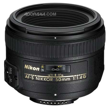 Nikon 50mm f/1.4 G AF-S Lens U.S.A. w/Filter Bundle & Digital Cleaning Bundle