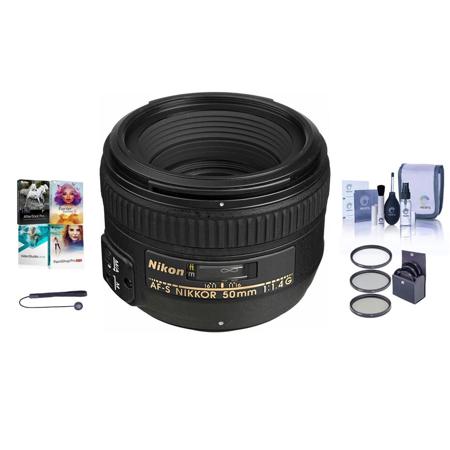 Nikon 50mm f/1.4G AF-S NIKKOR Lens with Free PC Software