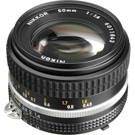 Nikon 50mm f/1.4 NIKKOR Ai-S Manual Focus Lens