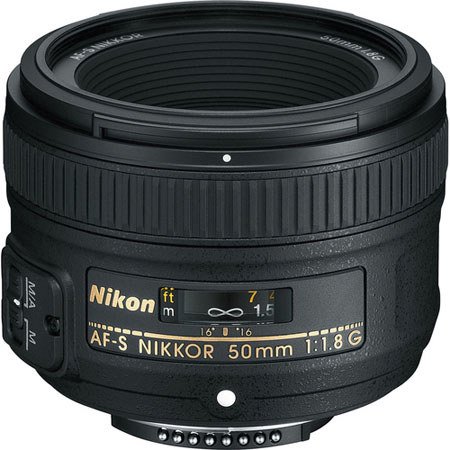 Nikon 50mm f/1.8G AF-S Lens - Gray Market
