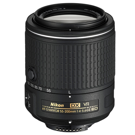 Nikon 55-200mm f/4-5.6G ED VR II AF-S DX Nikkor Lens